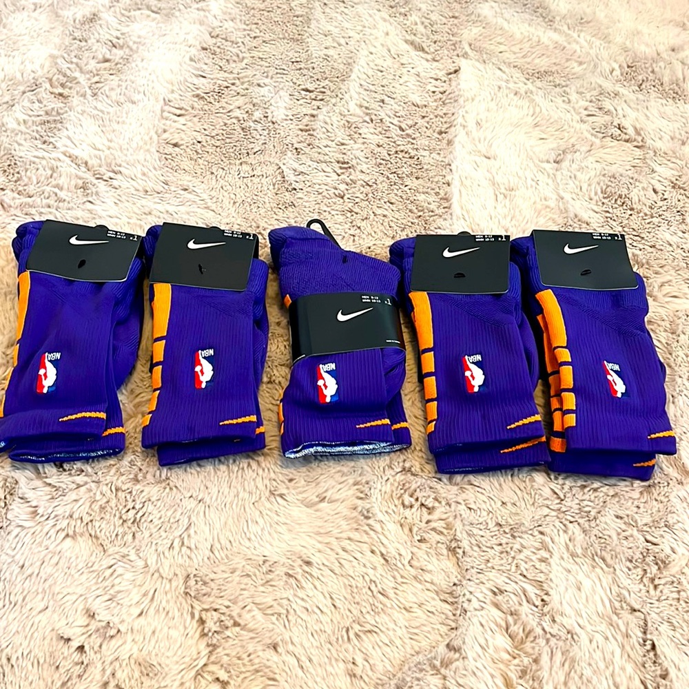 Nike NBA Authentics Socks Quick Grip L Player Team Issued Elite Calf